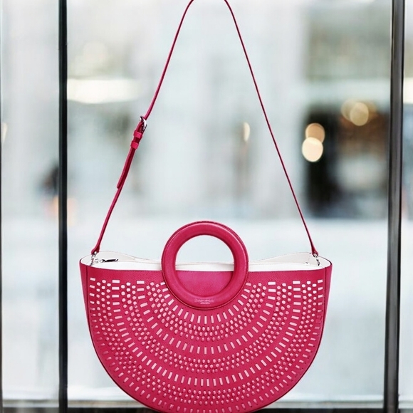 henri bendel Handbags - HENRI BENDEL West 57th Half Circle Perforated Tote